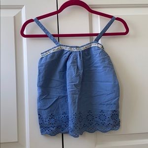 Blue tank top